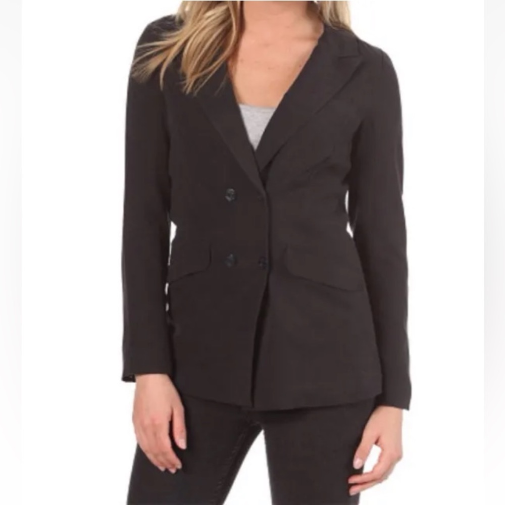NEW NIXON WOMENS OLIVIA BLAZER BLACK SIZE SMALL
